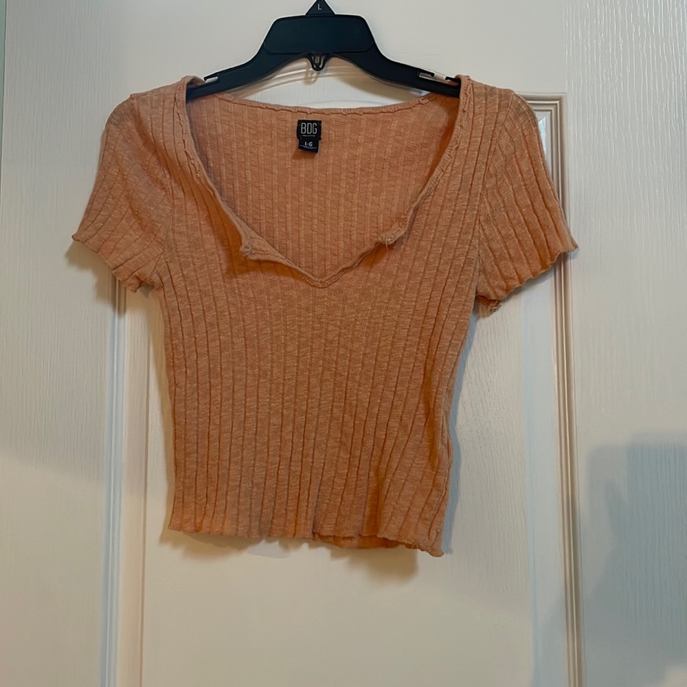 Peach urban outfitters top in large
